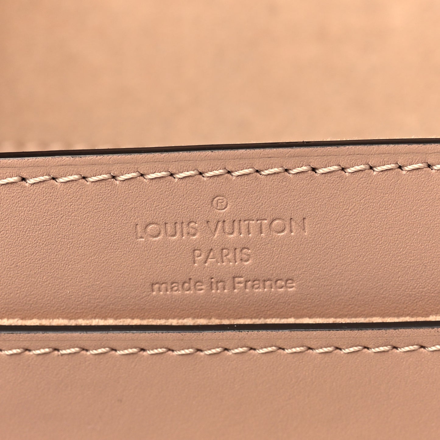 Calfskin Chain Louise MM Nude