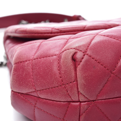 Chanel Lambskin Quilted Large Daily Supple Flap Dark Pink 7 of 17