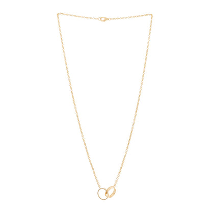Cartier 18K Yellow Gold Interlocking LOVE Necklace 2 of 5