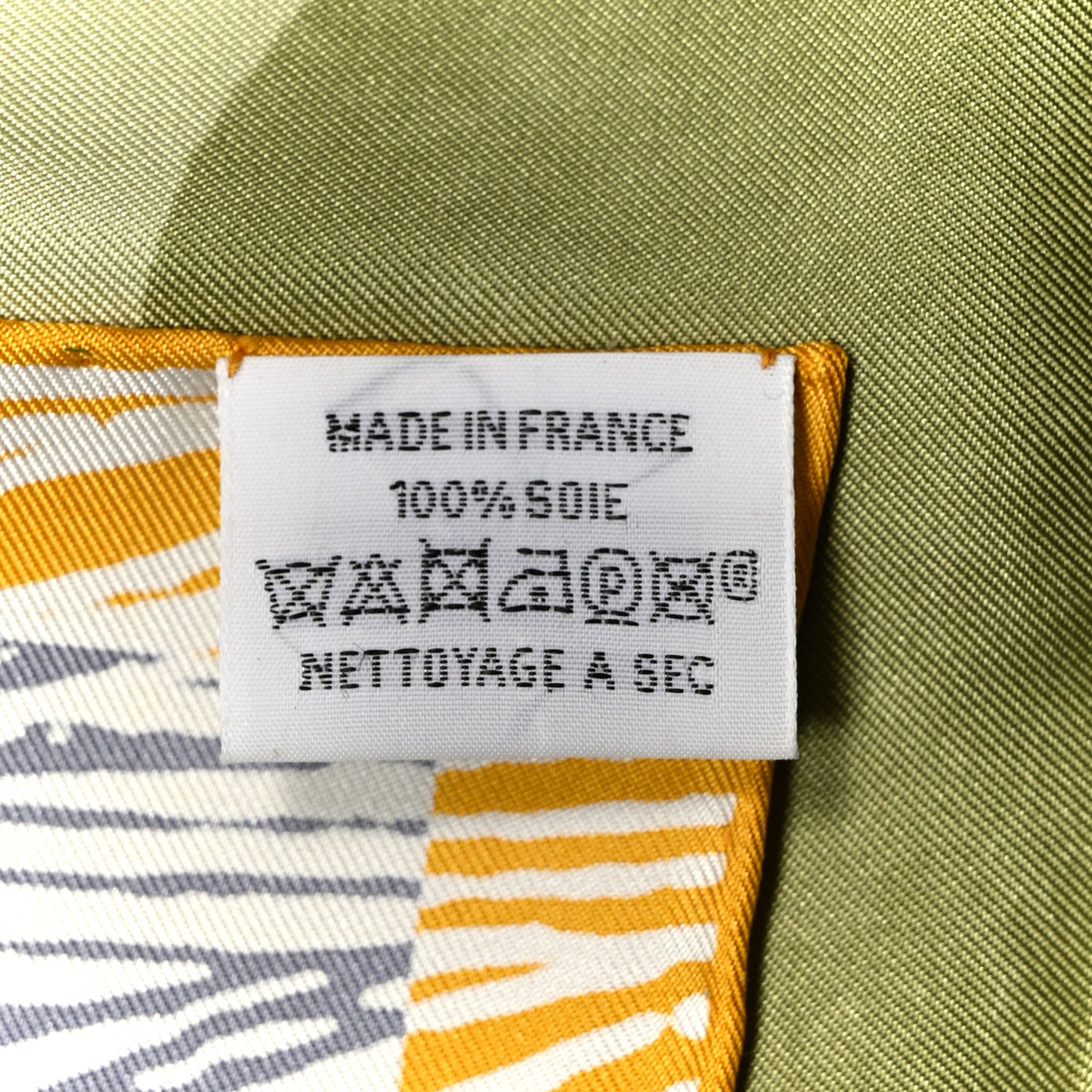 Silk Cavalier En Formes Scarf 90 JH Vert Amanda Jaune