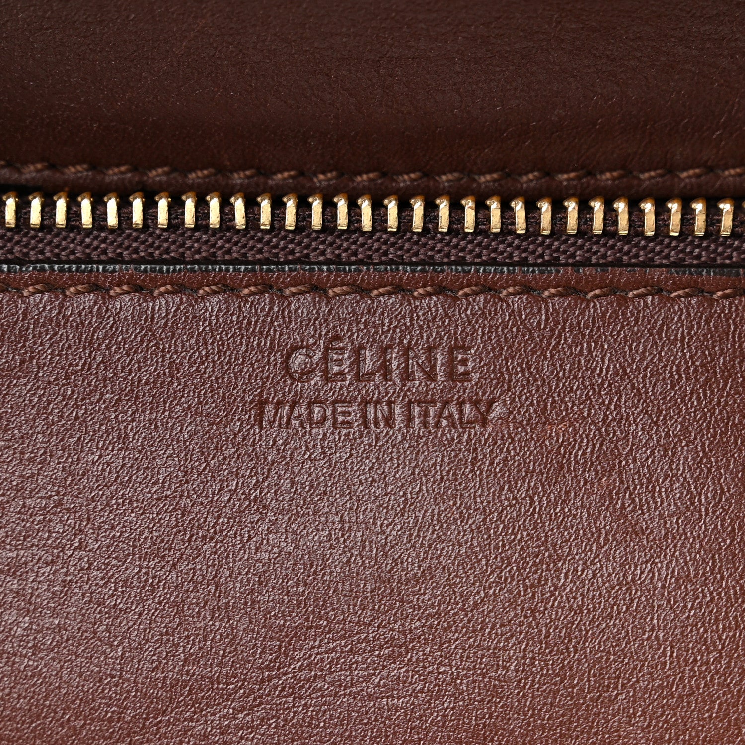 Celine Natural Calfskin Medium Tie Knot Tote Acajou 6 of 12