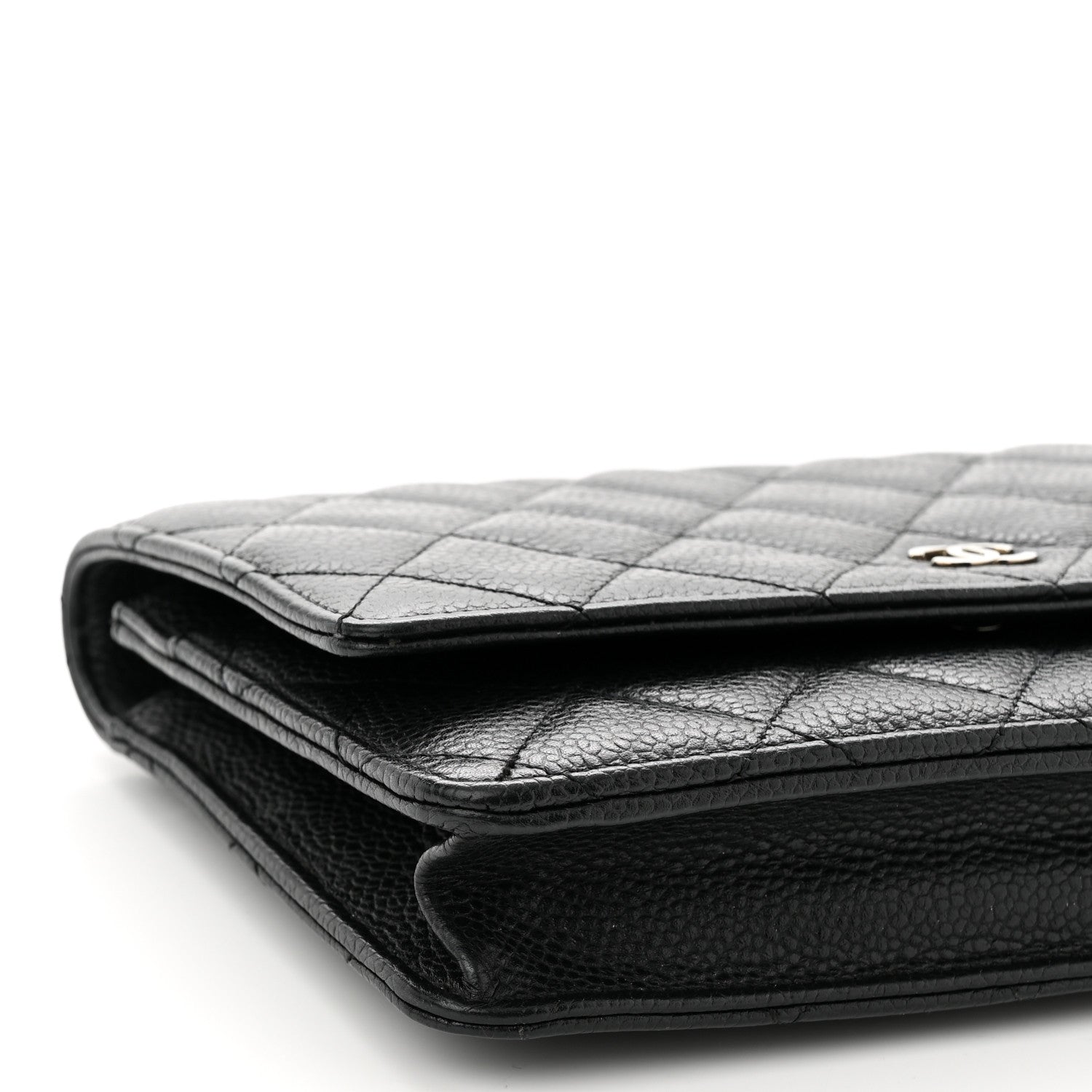 Chanel Caviar Quilted Wallet on Chain WOC Black 10 of 11