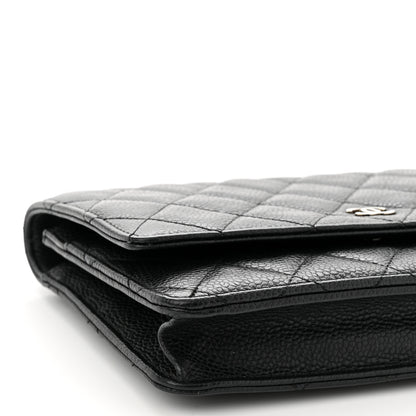 Chanel Caviar Quilted Wallet on Chain WOC Black 10 of 11