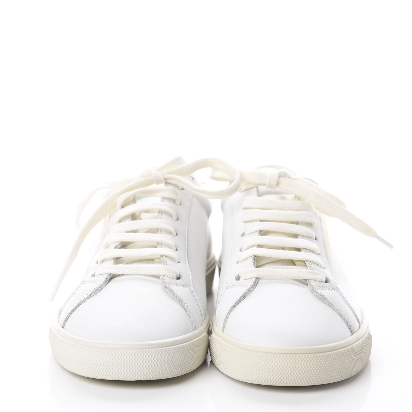 Calfskin Andy Low Top Sneakers 37 Blanc Optique