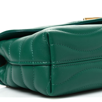 Louis Vuitton Calfskin New Wave Chain Bag MM NM Emerald 8 of 9