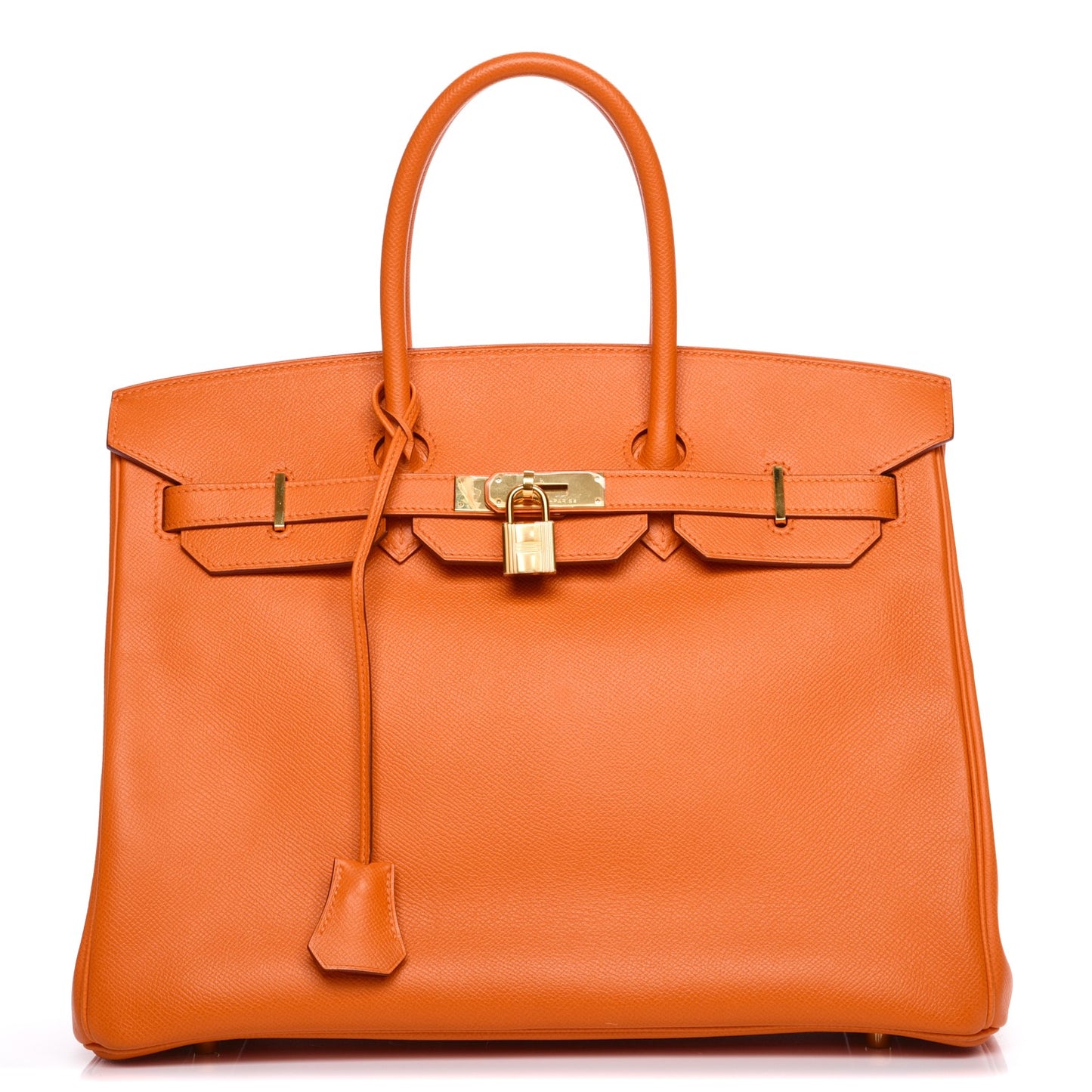 Epsom Birkin 35 Orange