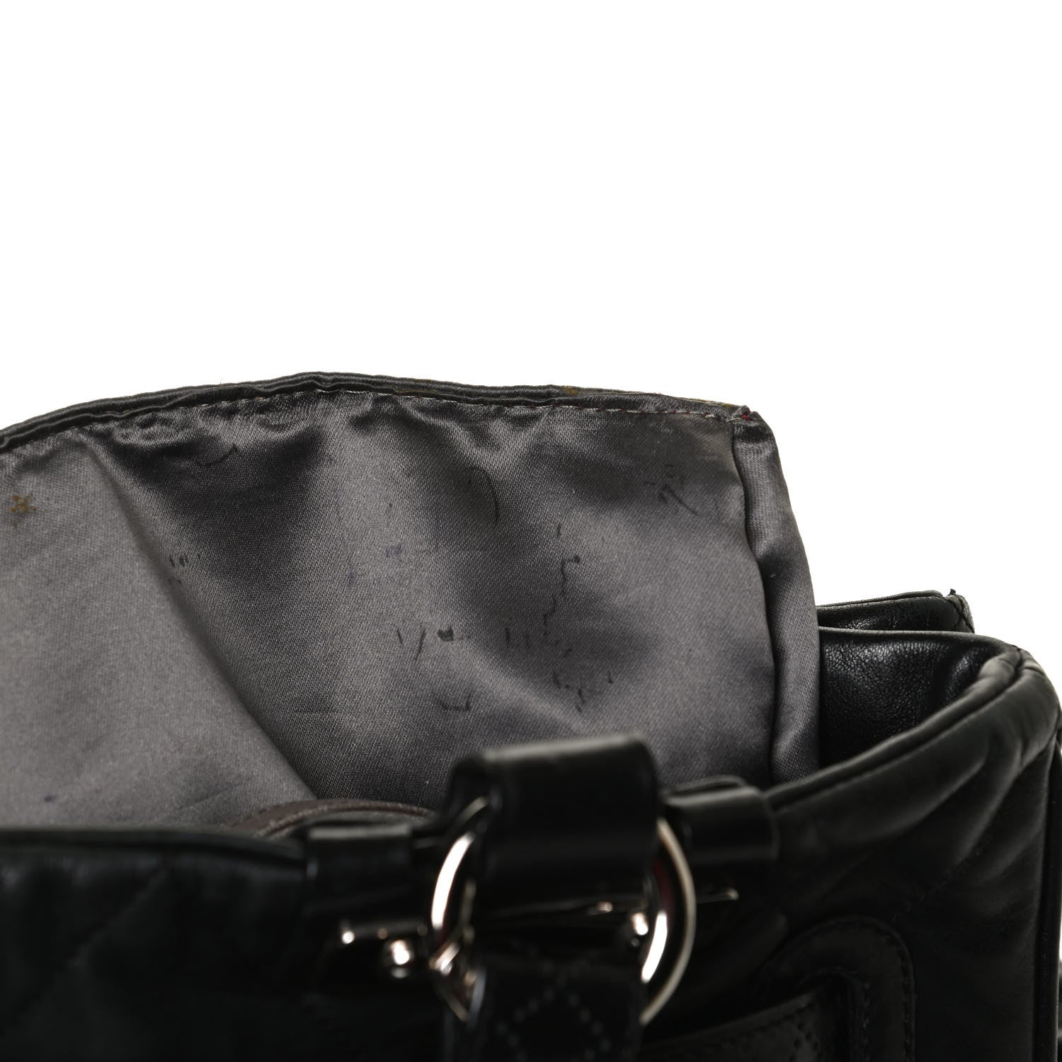 Chanel Lambskin Quilted Tote Black 11 of 14