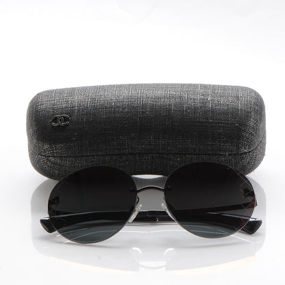 Chanel Metal Rimless Round Sunglasses 4216 Bordeaux 10 of 10