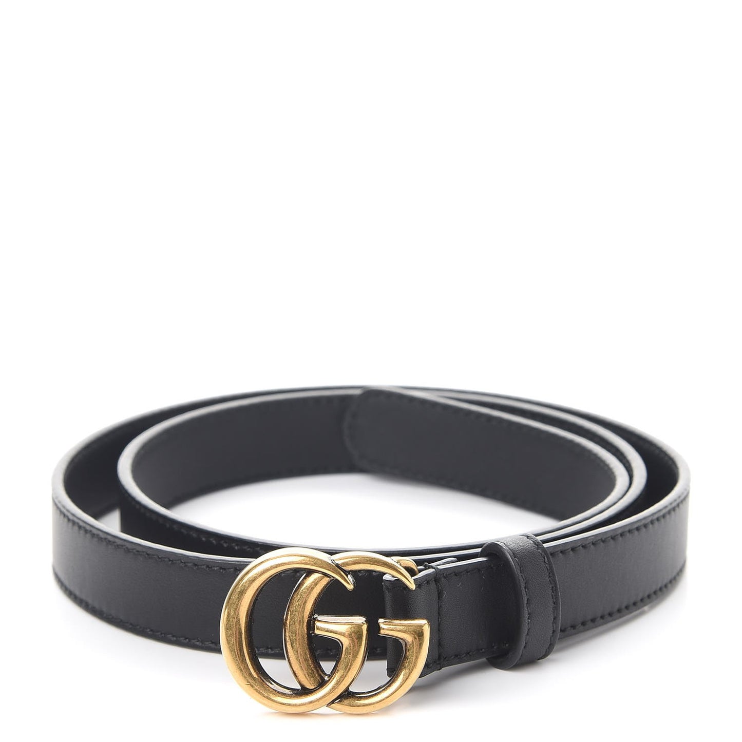Calfskin Double G 20mm Belt 85 34 Black