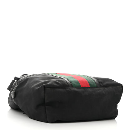 Gucci Techno Canvas Web Parana Backpack Black 4 of 13