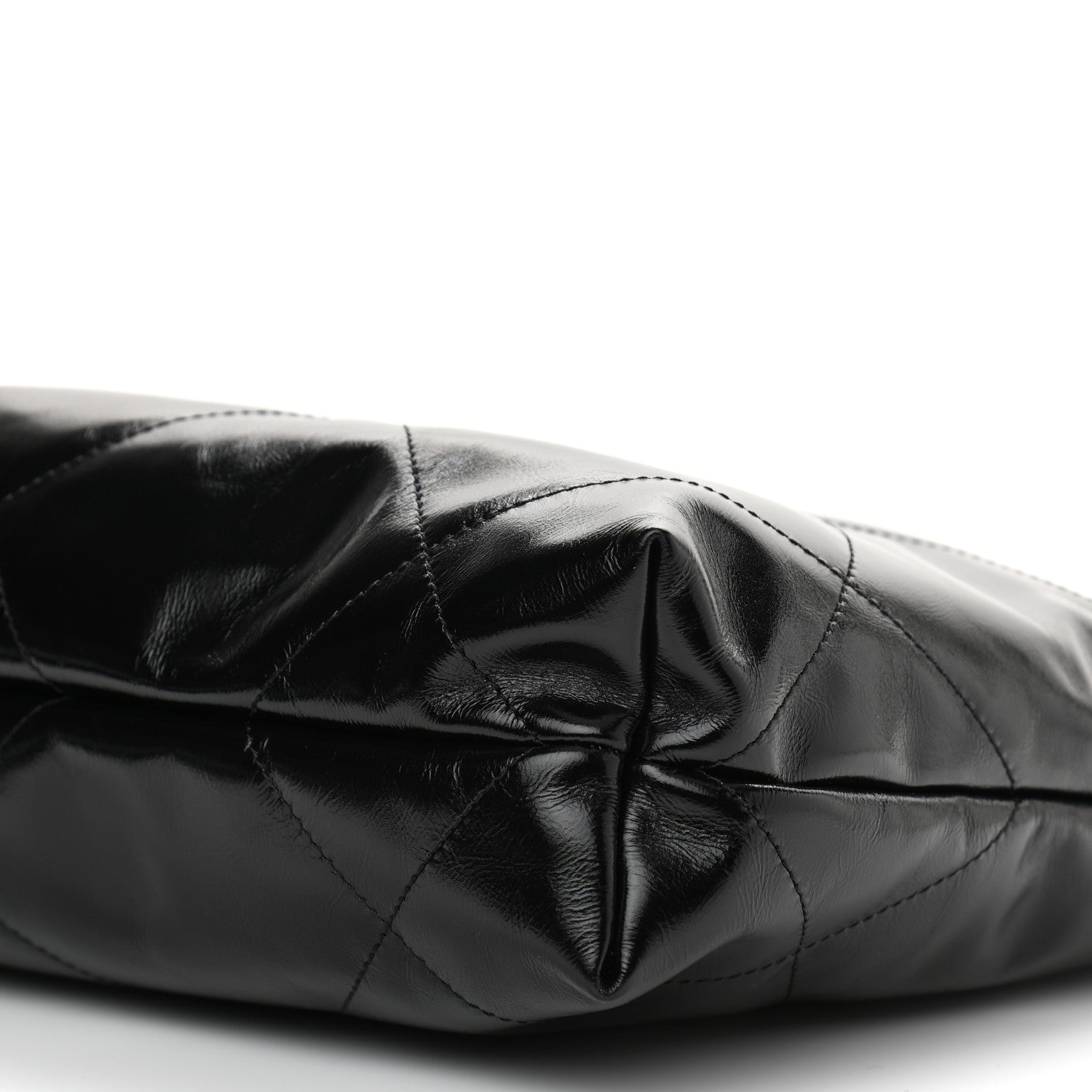 Chanel Shiny Calfskin Quilted Small Chanel 22 Black 11 of 12