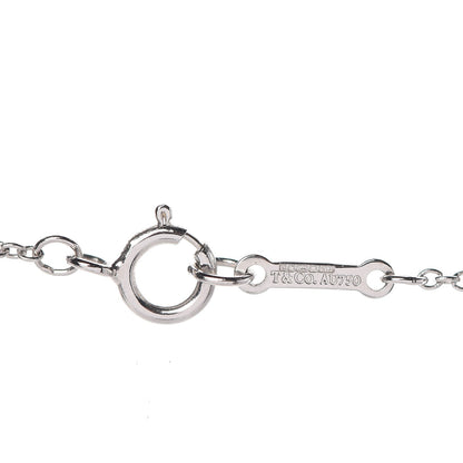 Tiffany 18K White Gold Diamond Small Paloma Picasso Loving Heart Necklace 6 of 8