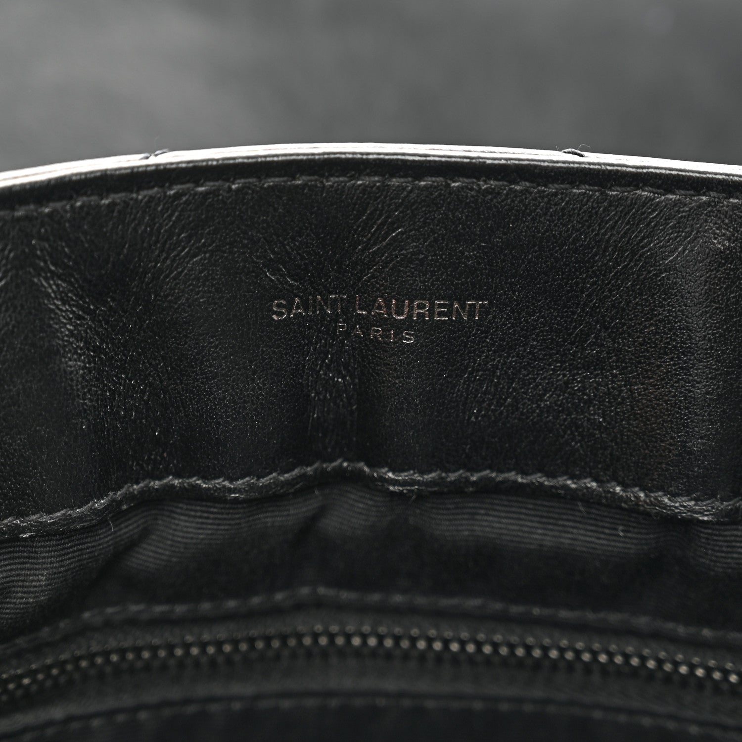 Saint Laurent Calfskin Y Quilted Monogram Monochrome Medium Loulou Chain Satchel Black 8 of 11