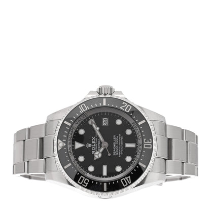Rolex Stainless Steel 44mm Oyster Perpetual Date Sea-Dweller Deepsea Watch Intense Black 136660 2 of 4