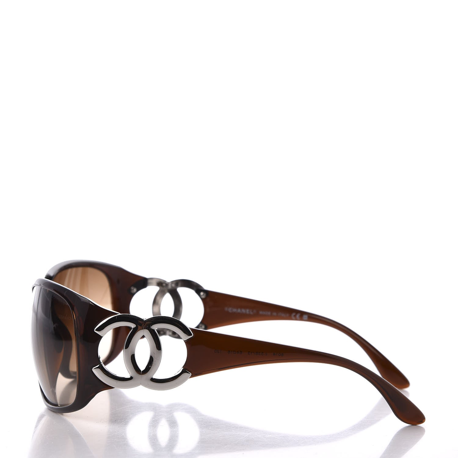 Chanel CC Sunglasses 6014 Brown 3 of 8