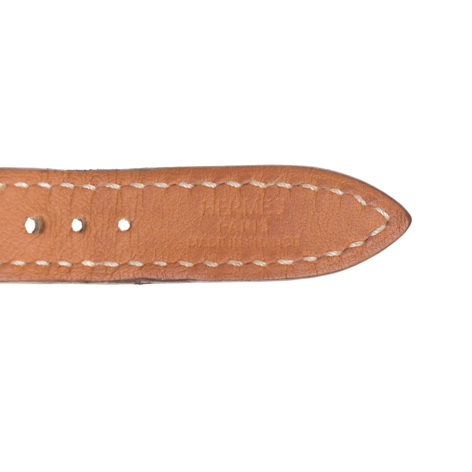 Hermes Barenia 38mm Double Tour Apple Watch Strap Fauve 6 of 8