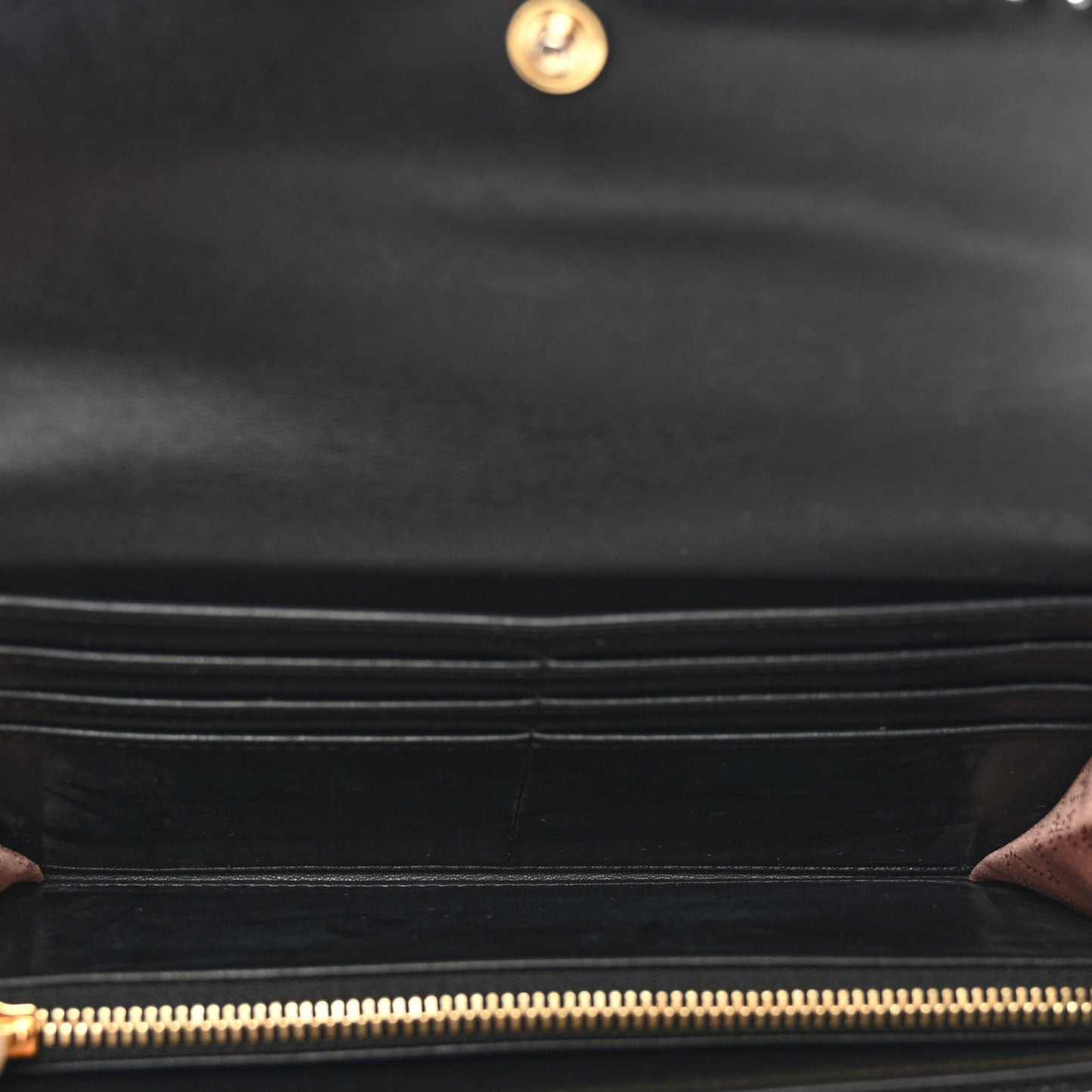 Shaggy Deer Falabella Flap Wallet Black