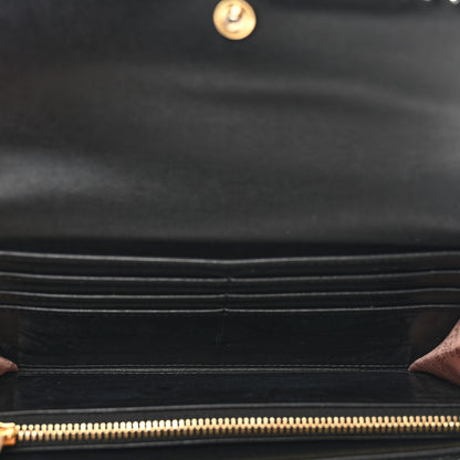 Stella McCartney Shaggy Deer Falabella Flap Wallet Black 5 of 6