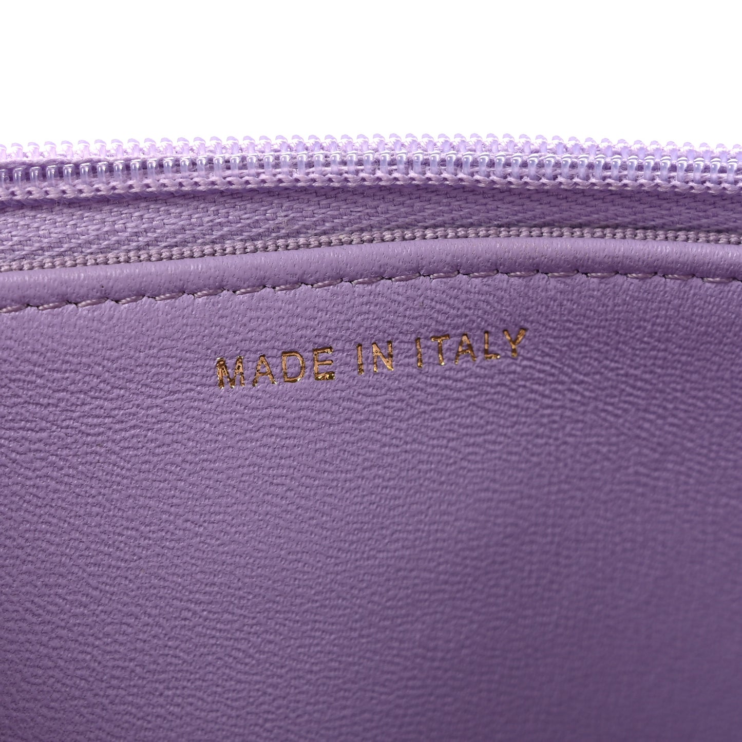 Lambskin Quilted Crystal Top Handle Clutch With Chain Light Purple