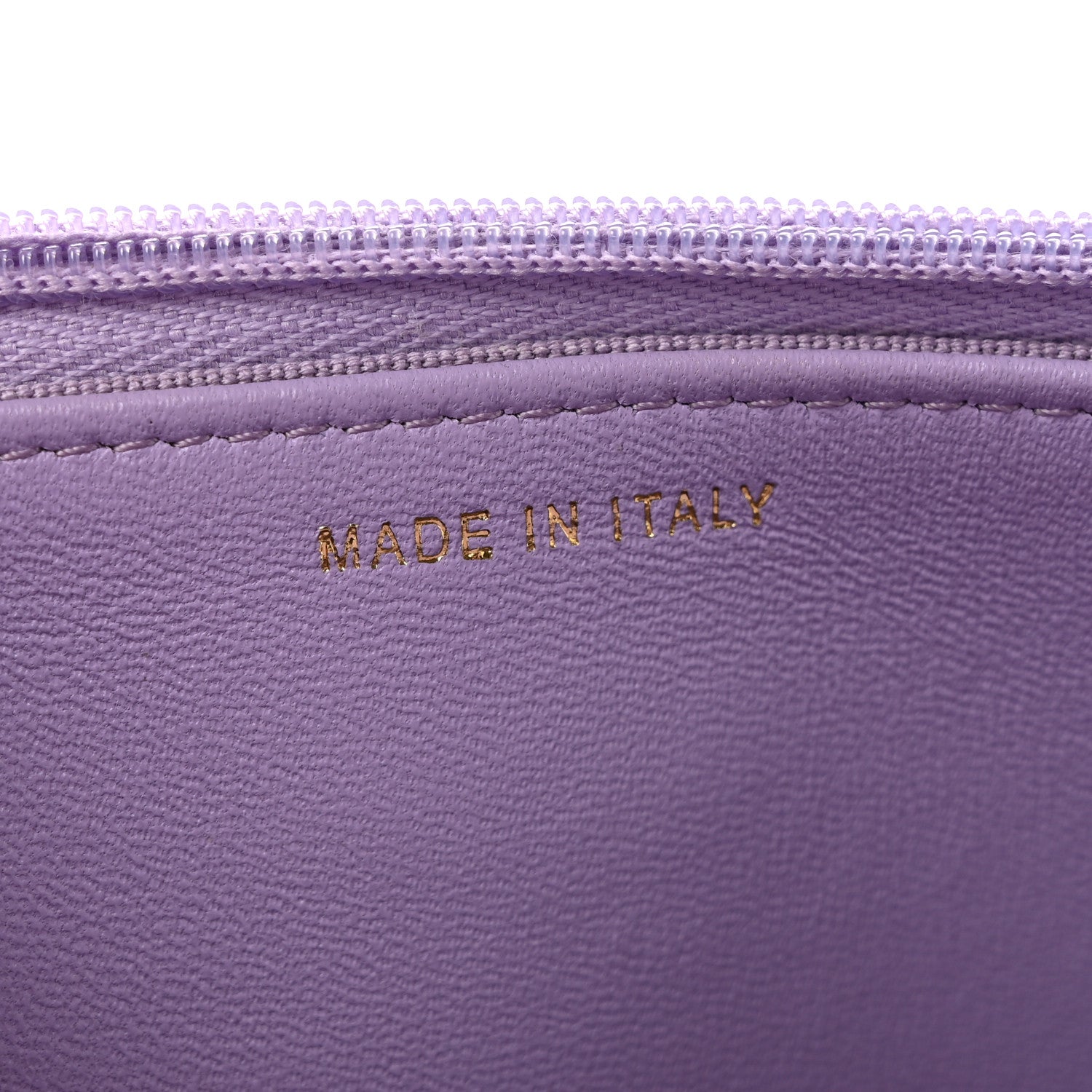 Chanel Lambskin Quilted Crystal Top Handle Clutch With Chain Light Purple 7 of 13