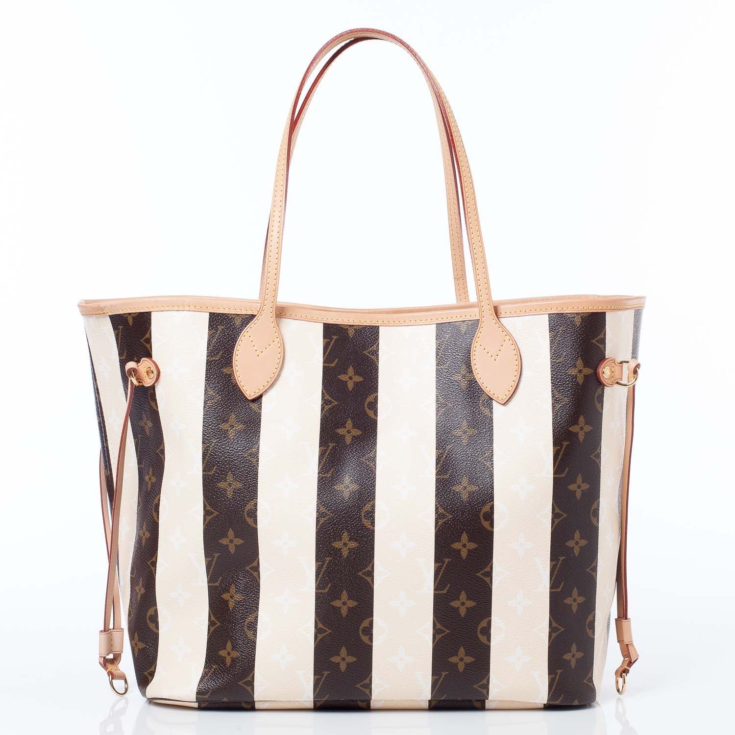 Louis Vuitton Monogram Rayures Neverfull MM 4 of 9