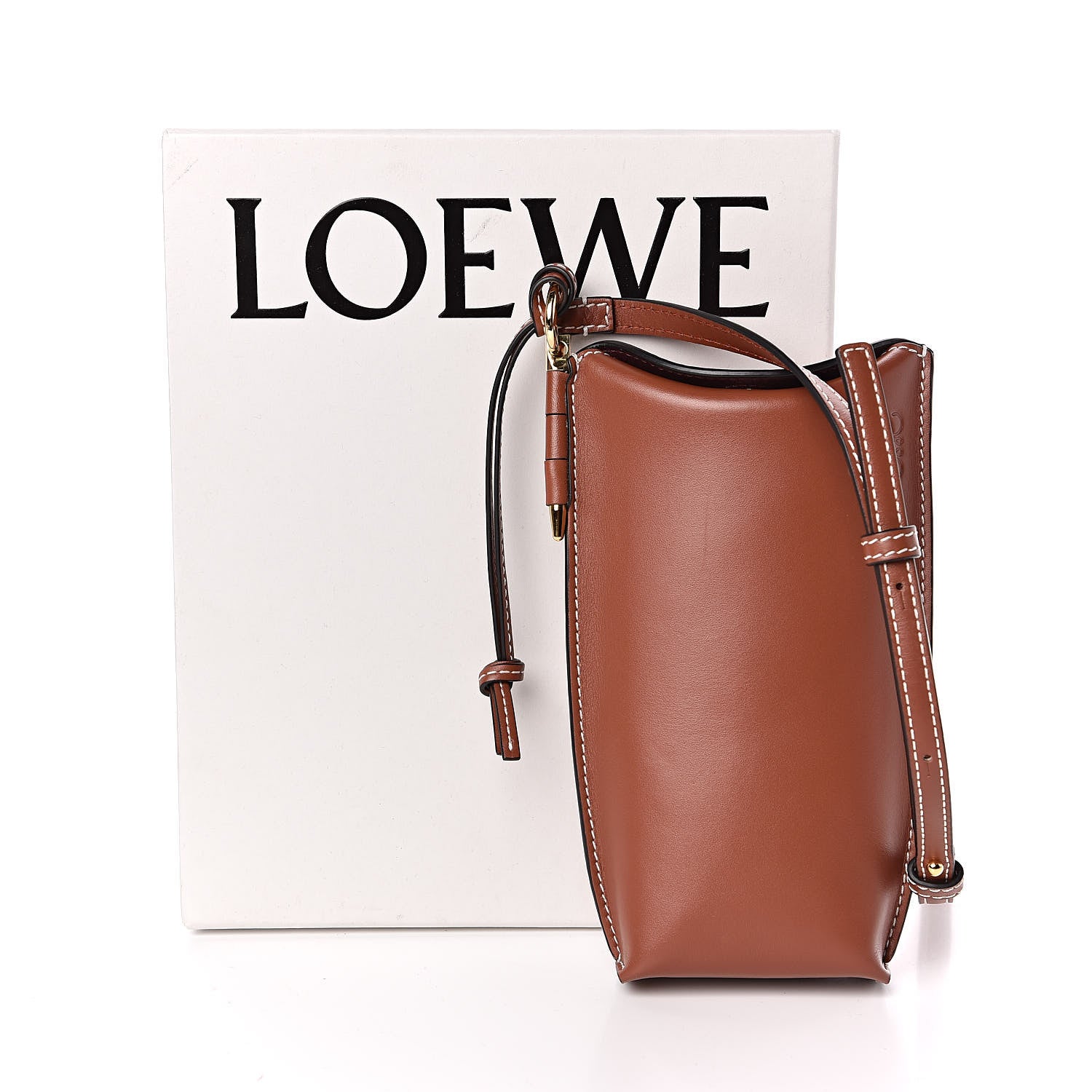 Loewe Smooth Calfskin Gate Pocket Rust 10 of 10