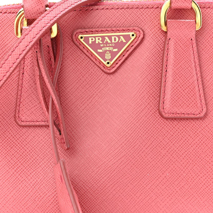 Prada Saffiano Lux Mini Promenade Tote Peonia 7 of 10
