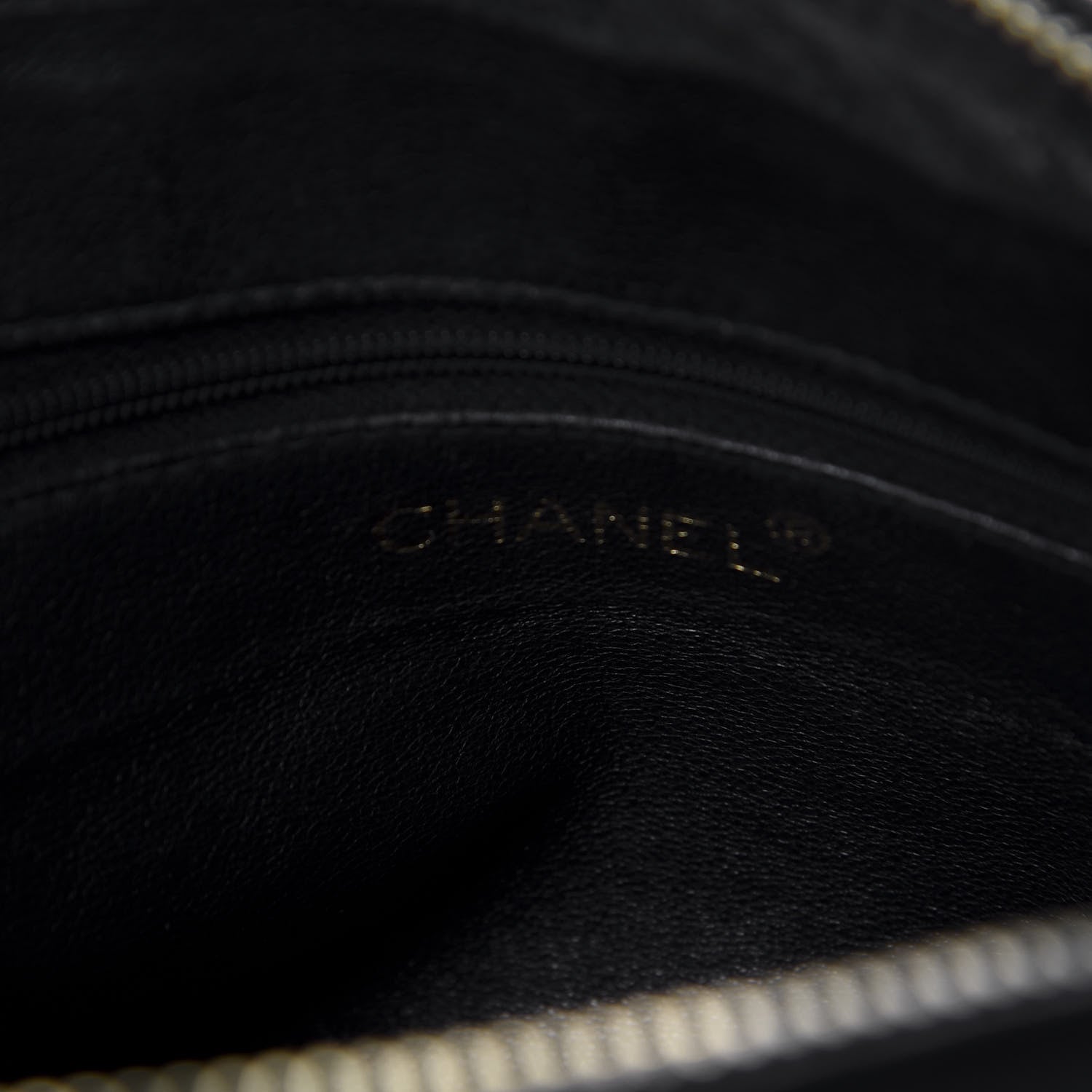 Chanel Lambskin Quilted CC Tassel Camera Case Black 10 of 11