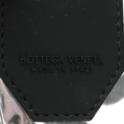Bottega Veneta Metallic Lambskin Maxi Intrecciato Padded The Belt Cassette Bag Silver 6 of 13