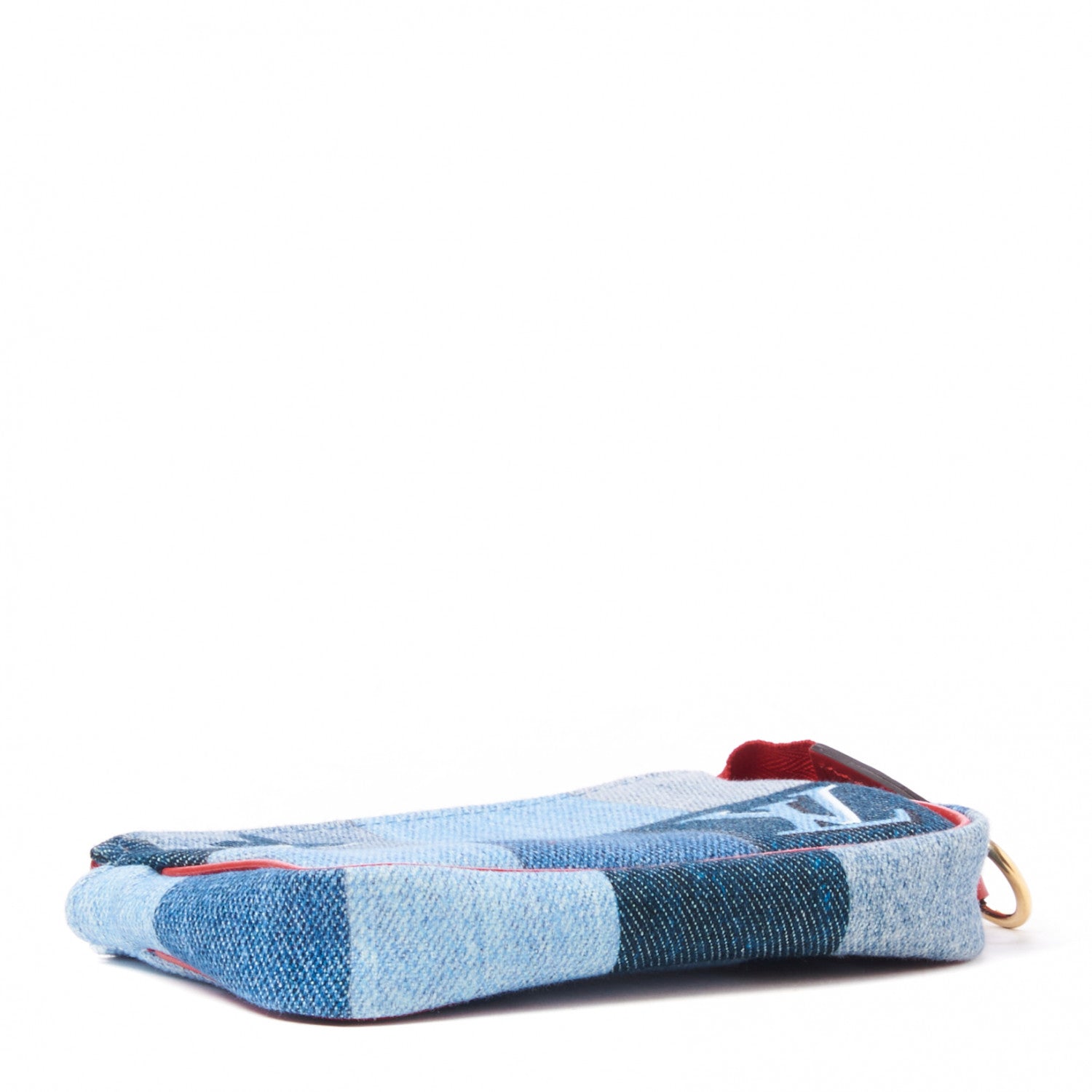 Louis Vuitton Denim Micro Pochette Accessories Denim Rouge 3 of 7
