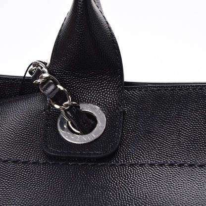 Chanel Caviar Medium Studded Deauville Tote Black 8 of 8
