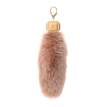 Louis Vuitton Fox Fur Foxy Key Holder Bag Charm Blush 1 of 3