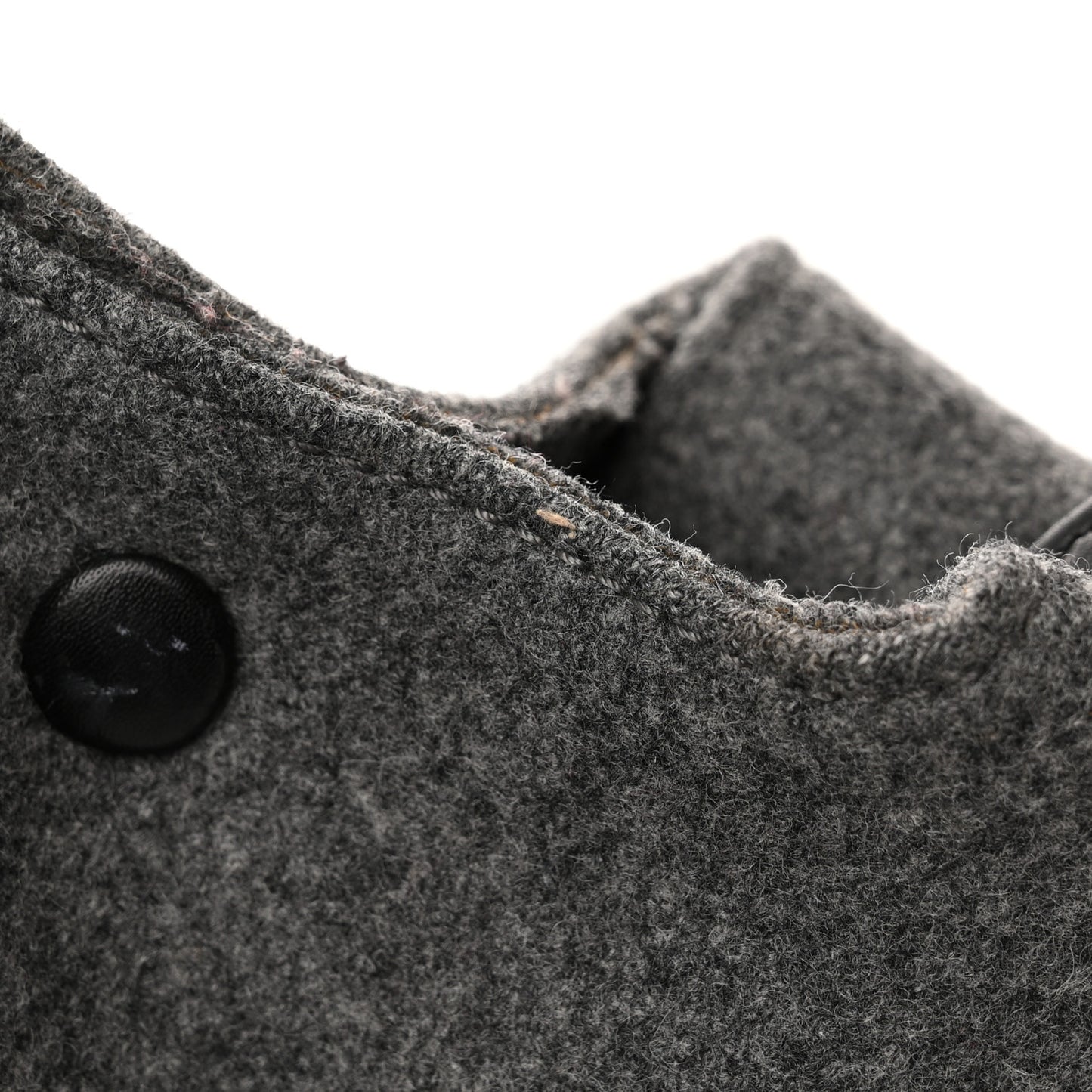 Felt Calfskin Medium Tie Knot Tote Grey Black