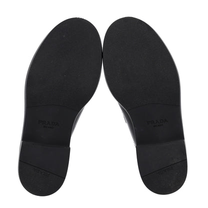 Prada Spazzolato Triangle 40mm Loafer Mules 35 Black 7 of 10