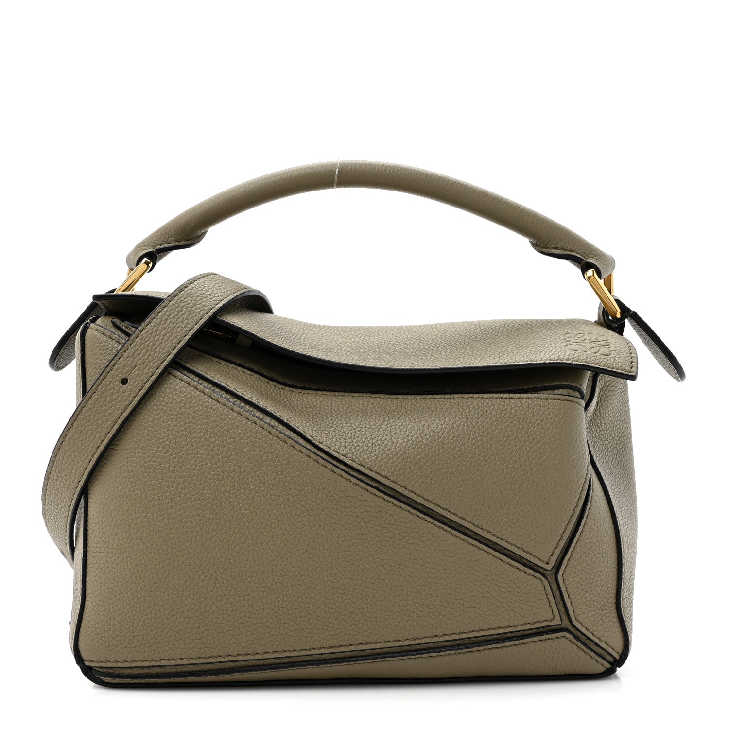 Loewe Calfskin Small Puzzle Bag Artichoke Green 1 of 12