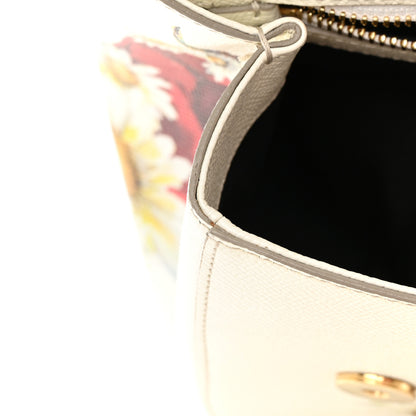 Dolce & Gabbana Dauphine St.Giap Papaveri Print Medium Miss Sicily Satchel White Multicolor 13 of 22
