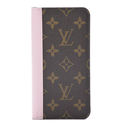 Louis Vuitton Monogram iPhone XS Max Folio Case Rose Ballerine 1 of 7