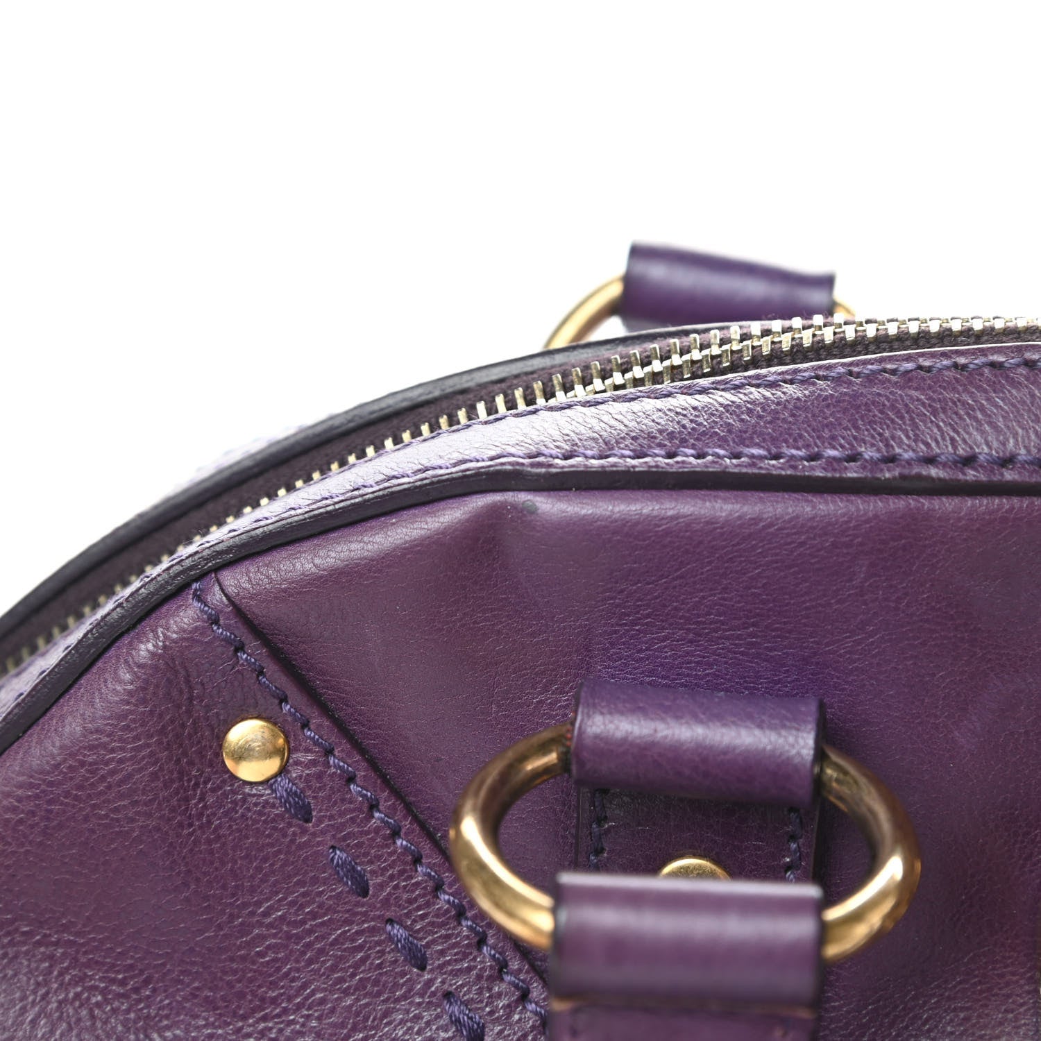 Saint Laurent Calfskin Medium Muse Purple 11 of 11