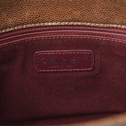 Chanel Crumpled Grained Calfskin Jumbo CC Crave Flap Beige 5 of 11