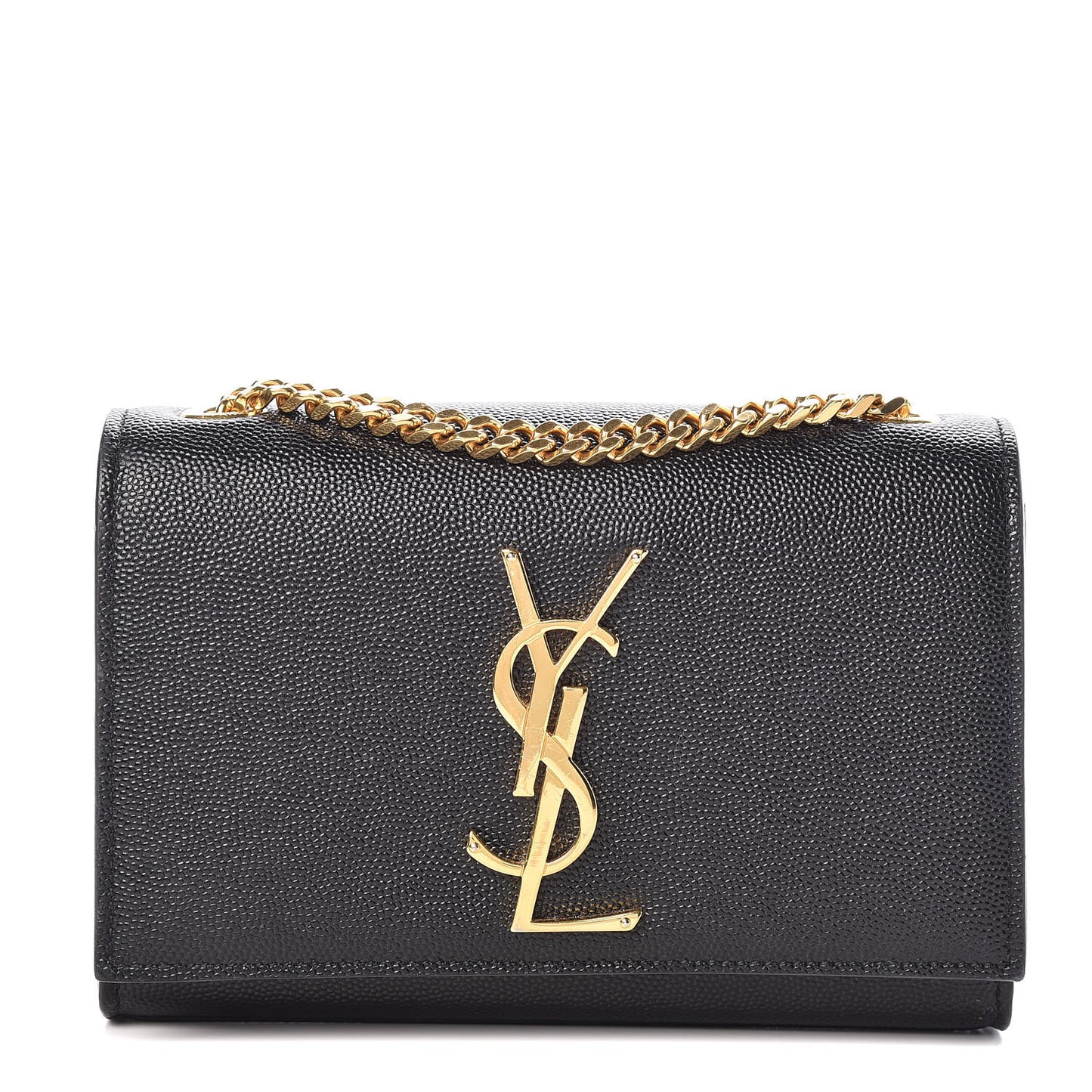 Grain De Poudre Small Monogram Kate Satchel Black