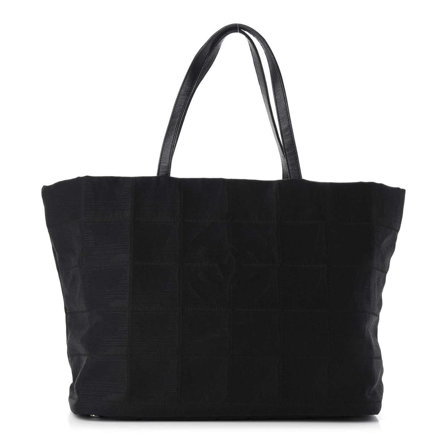 Nylon Medium Travel Tote Black