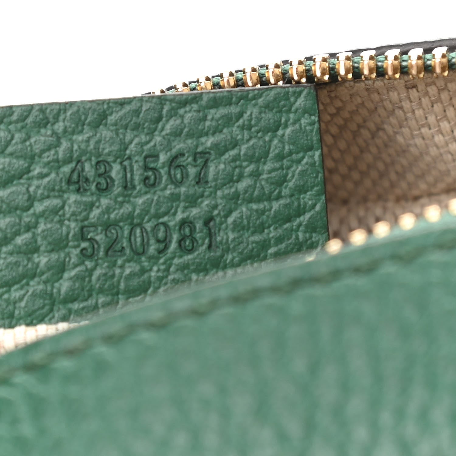 Gucci Pebbled Calfskin Small Soho Disco Bag Emerald Green 7 of 10