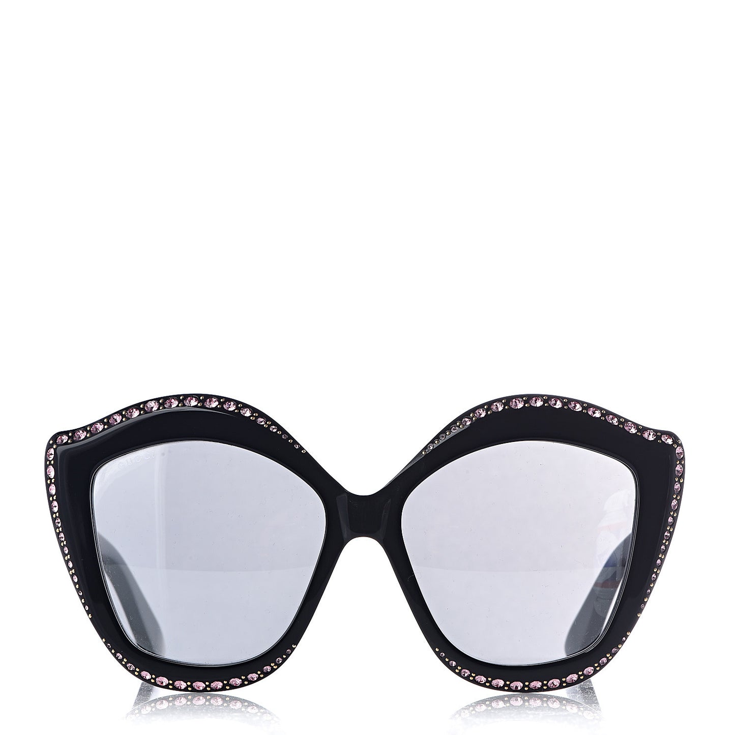 Crystal Cat Eye GG0118S Sunglasses Black