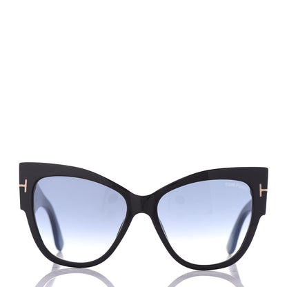 Tom Ford Acetate Anoushka Cat Eye Sunglasses TF371 Black 2 of 7