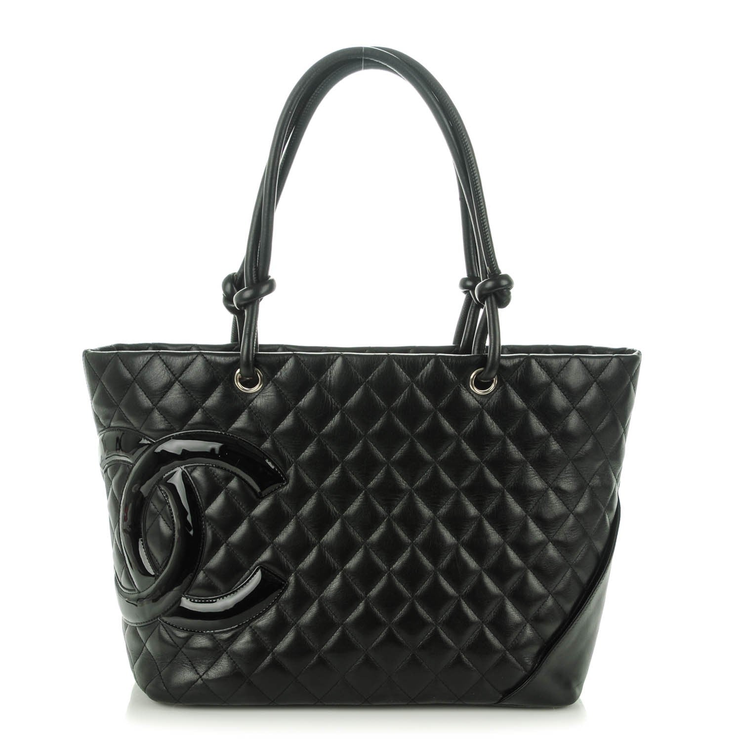 Chanel Calfskin Quilted Large Cambon Tote Black 1 of 7