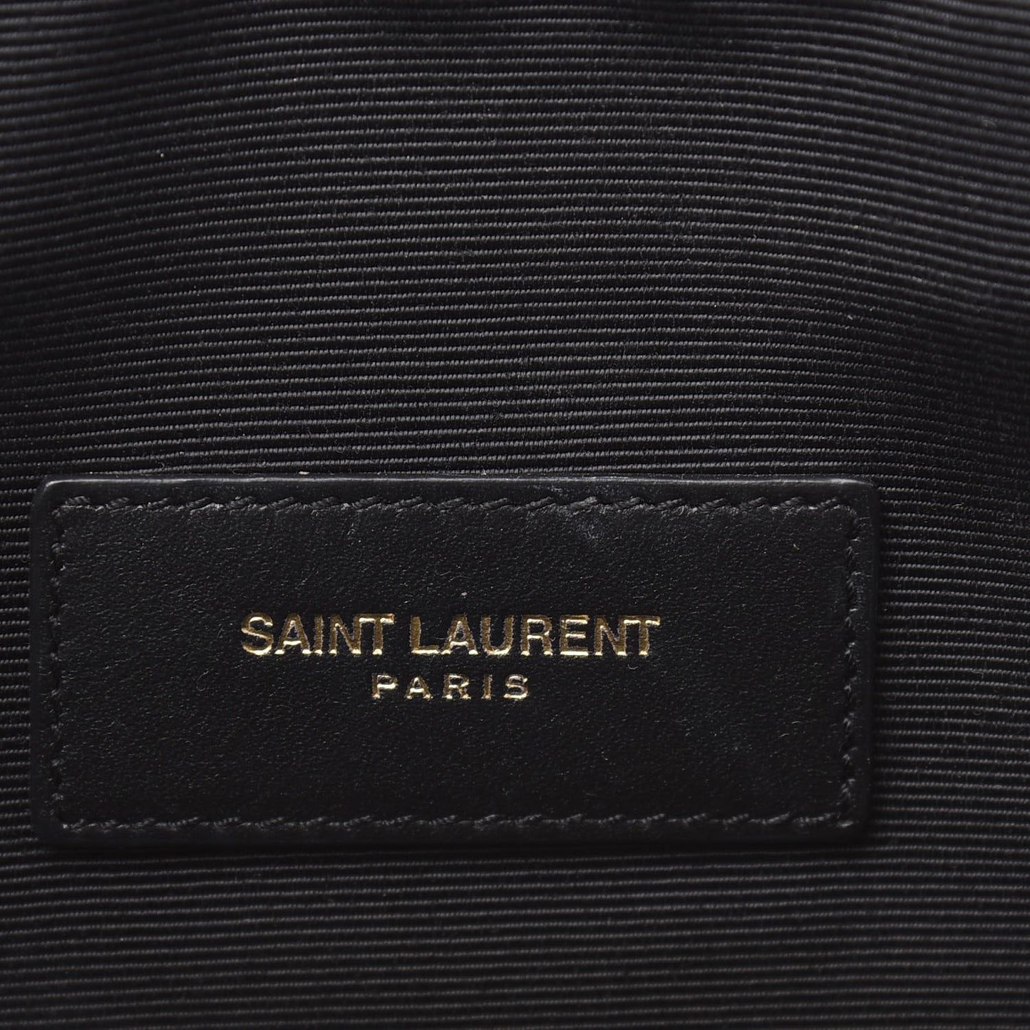 Metallic Calfskin Zipped Pouch Gold