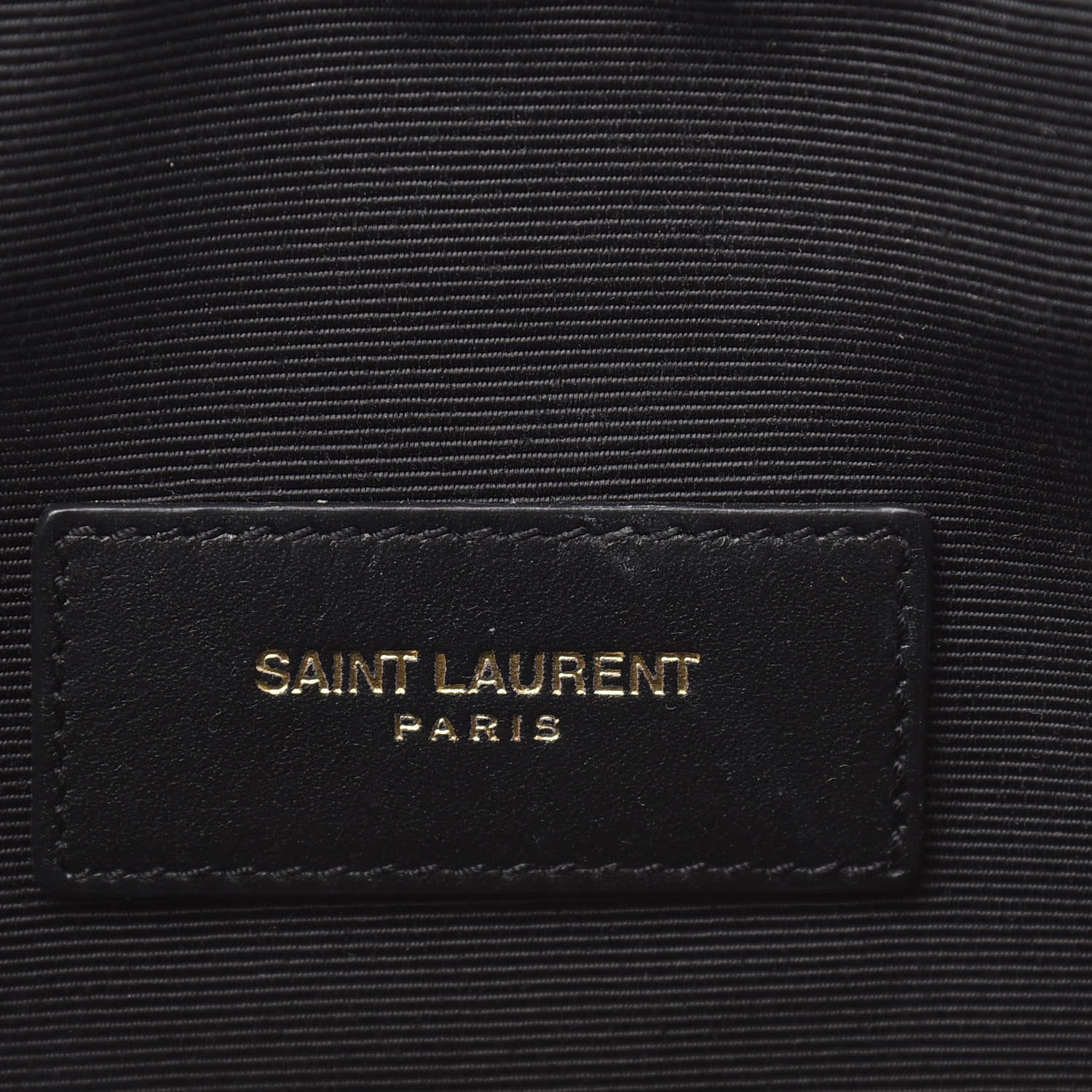Saint Laurent Metallic Calfskin Zipped Pouch Gold 6 of 10