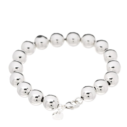 Tiffany Sterling Silver 10mm HardWear Ball Bracelet 3 of 6