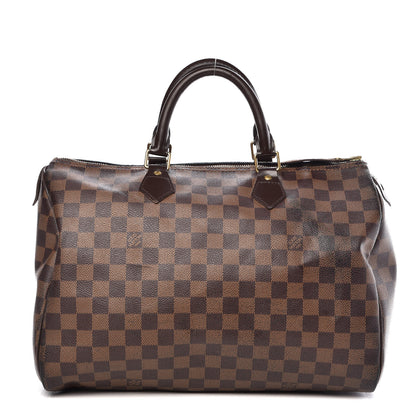Louis Vuitton Damier Ebene Speedy 35 1 of 26