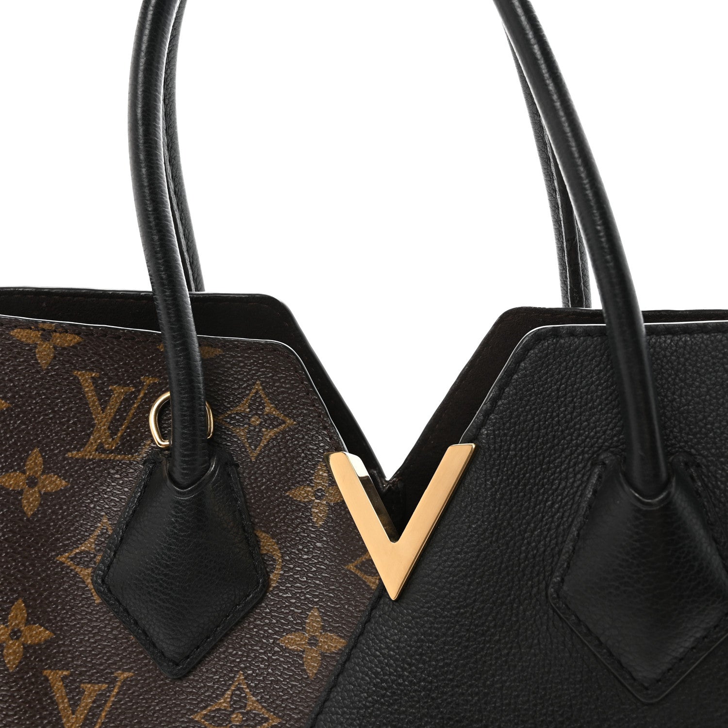 Louis Vuitton Calfskin Monogram Kimono Tote PM Black 7 of 9